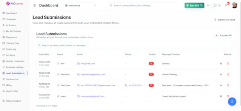 RAGcanvas Enterprise AI Chatbot Platform gallery image