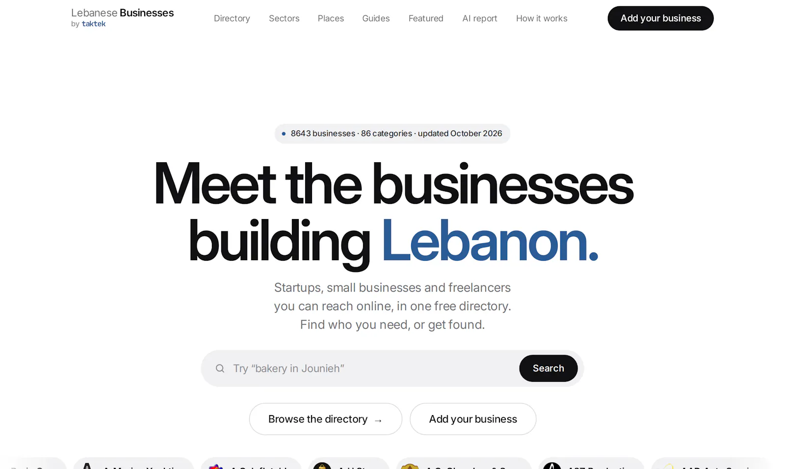 Lebanese Businesses screenshot 1