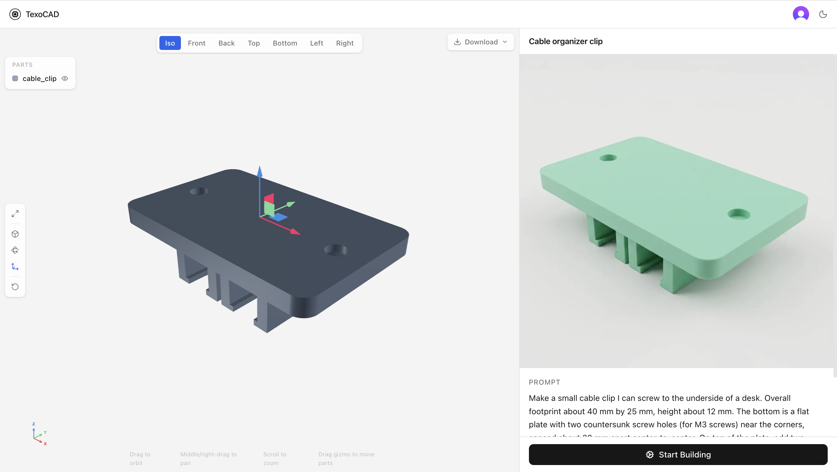 TexoCAD – Lovable for Hardware gallery image