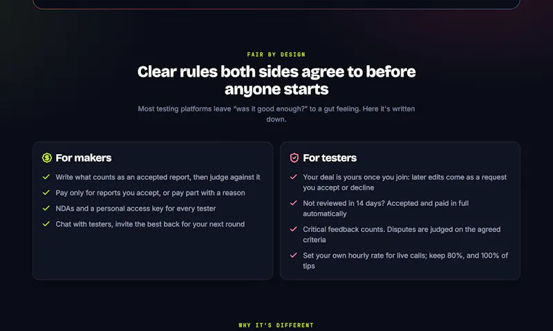 Playtest Platform screenshot 7