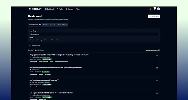 Oss Notify screenshot 2