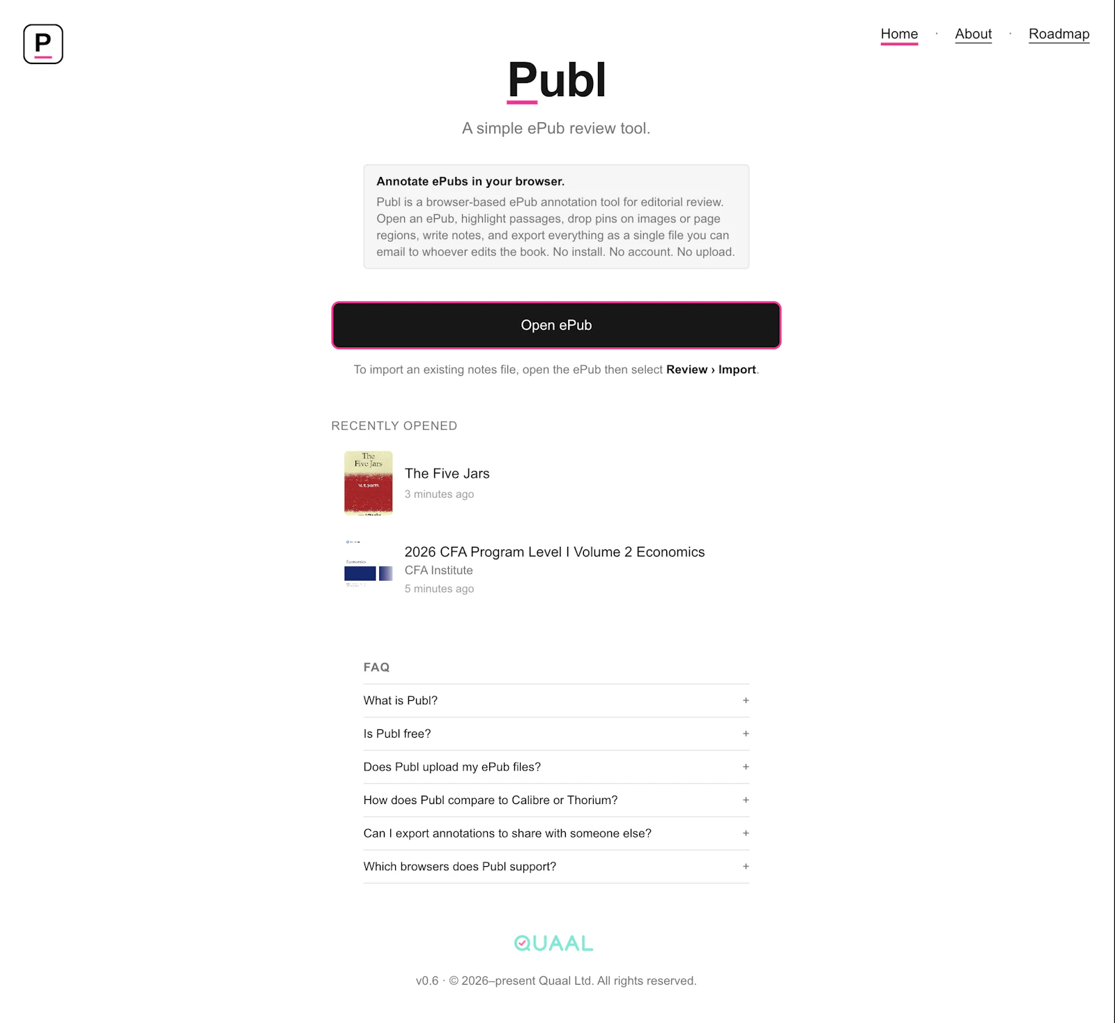 Publ screenshot 1