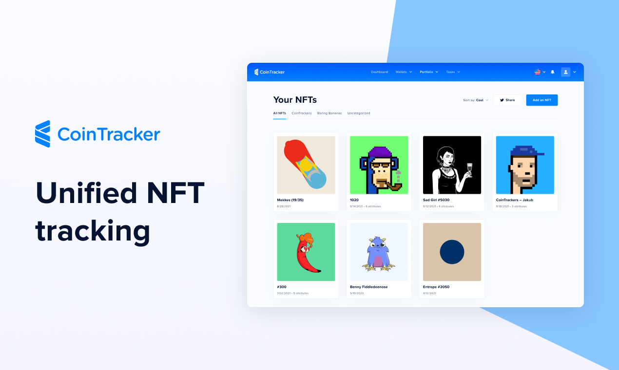 CoinTracker for NFTs gallery image