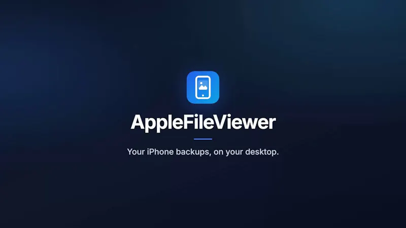 AppleFileViewer screenshot 1 (video preview)