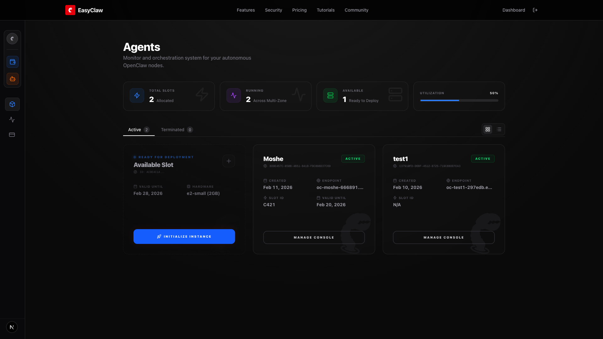 EasyClaw - Screenshot 2 showing product features and functionality