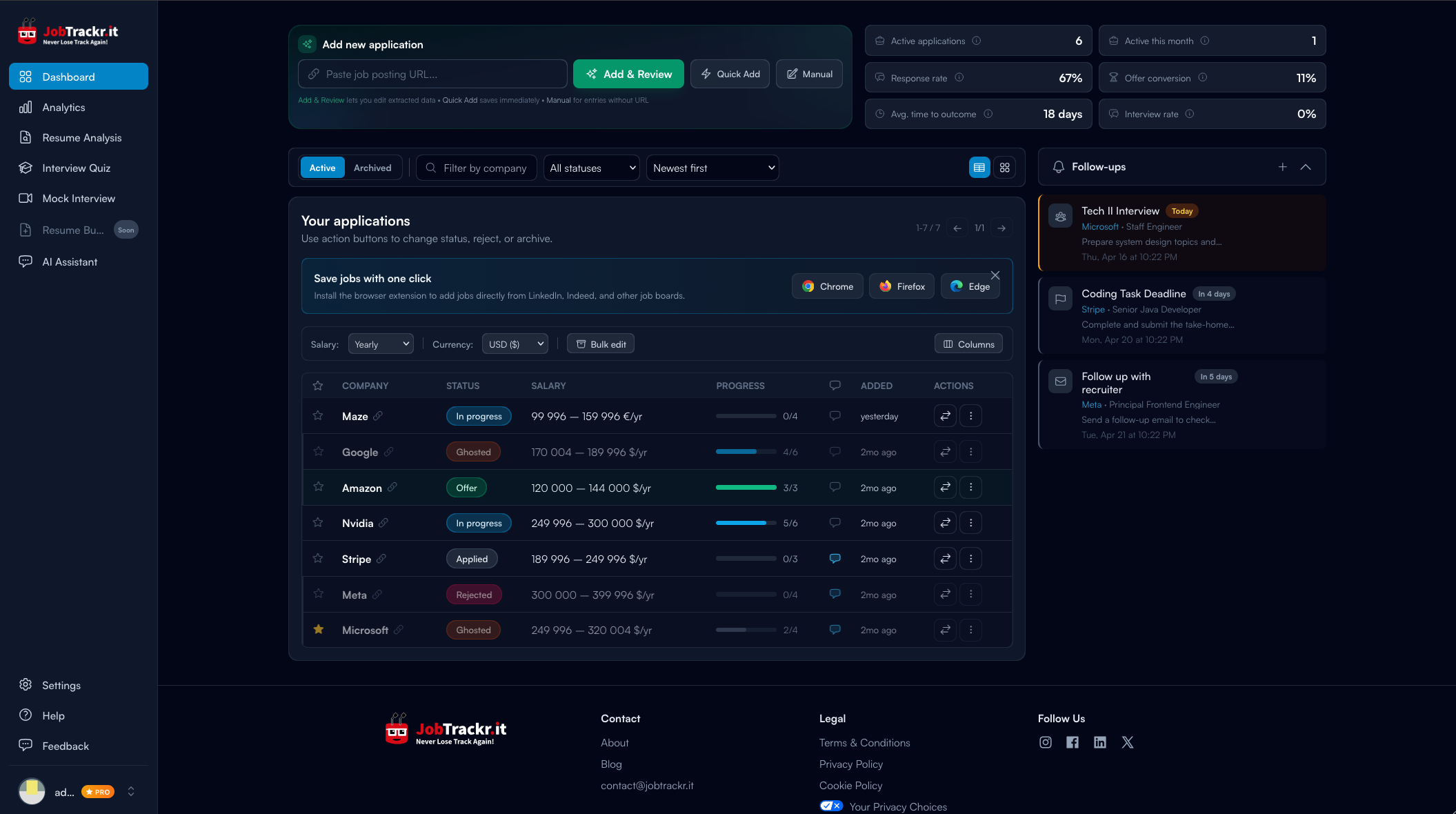 JobTrackr.it gallery image
