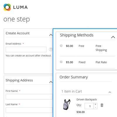 Magento2 One Step Checkout Extension