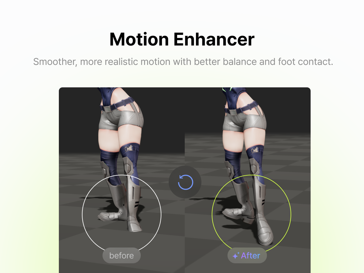 Genaimo - 通過一個提示將您的3D角色栩栩如生 media 8