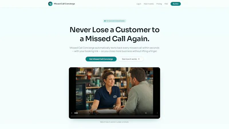 Missed Call Concierge screenshot 2