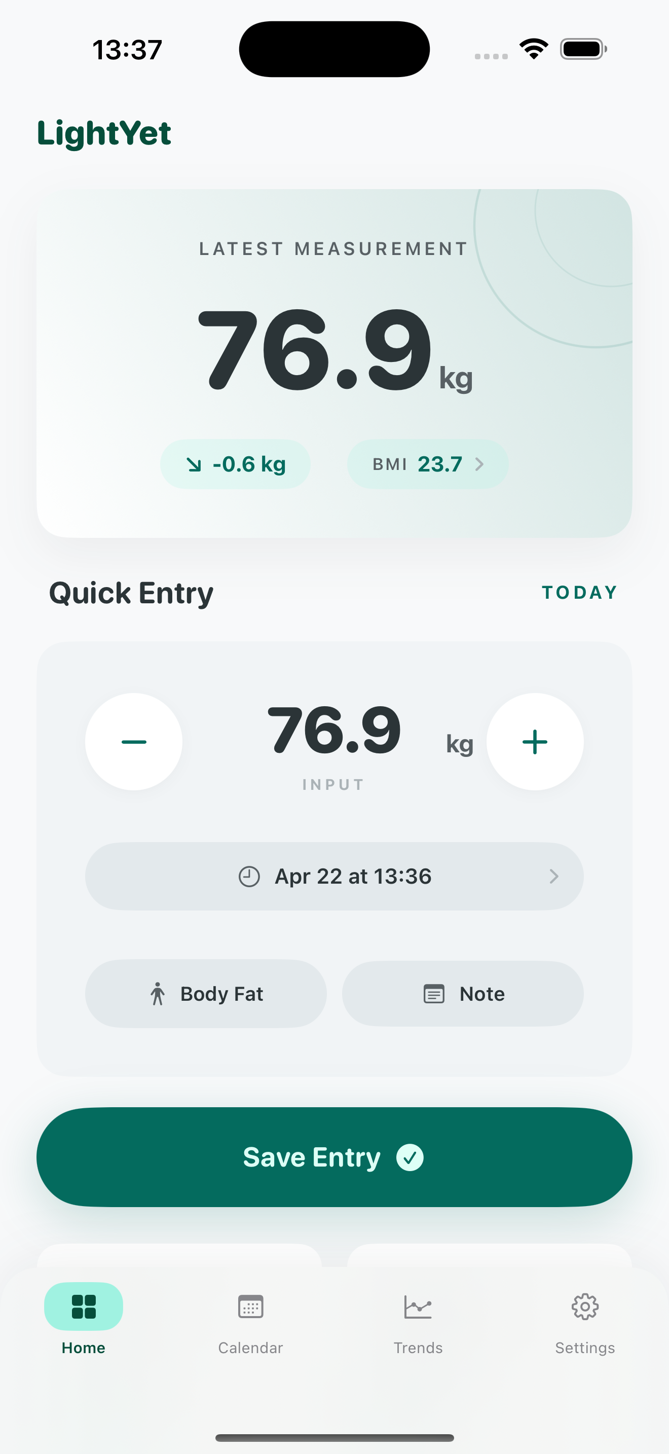 LightYet-Weight Tracker gallery image