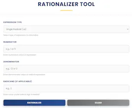 Rationalizer Tool | Ease Tools gallery image