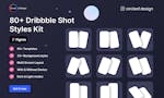 80+ Dribbble Shot Styles Kit image