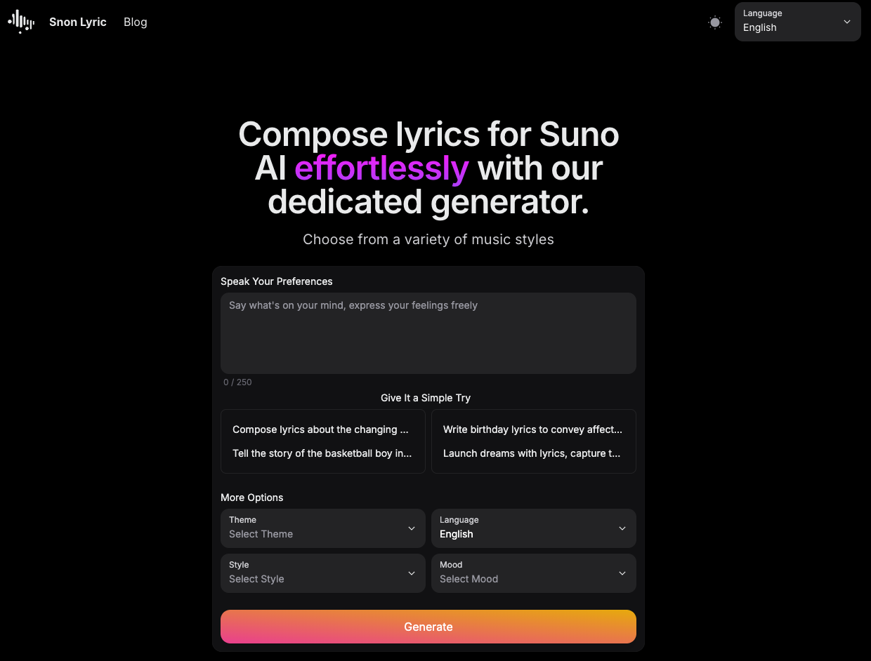 Snon Lyric gallery image