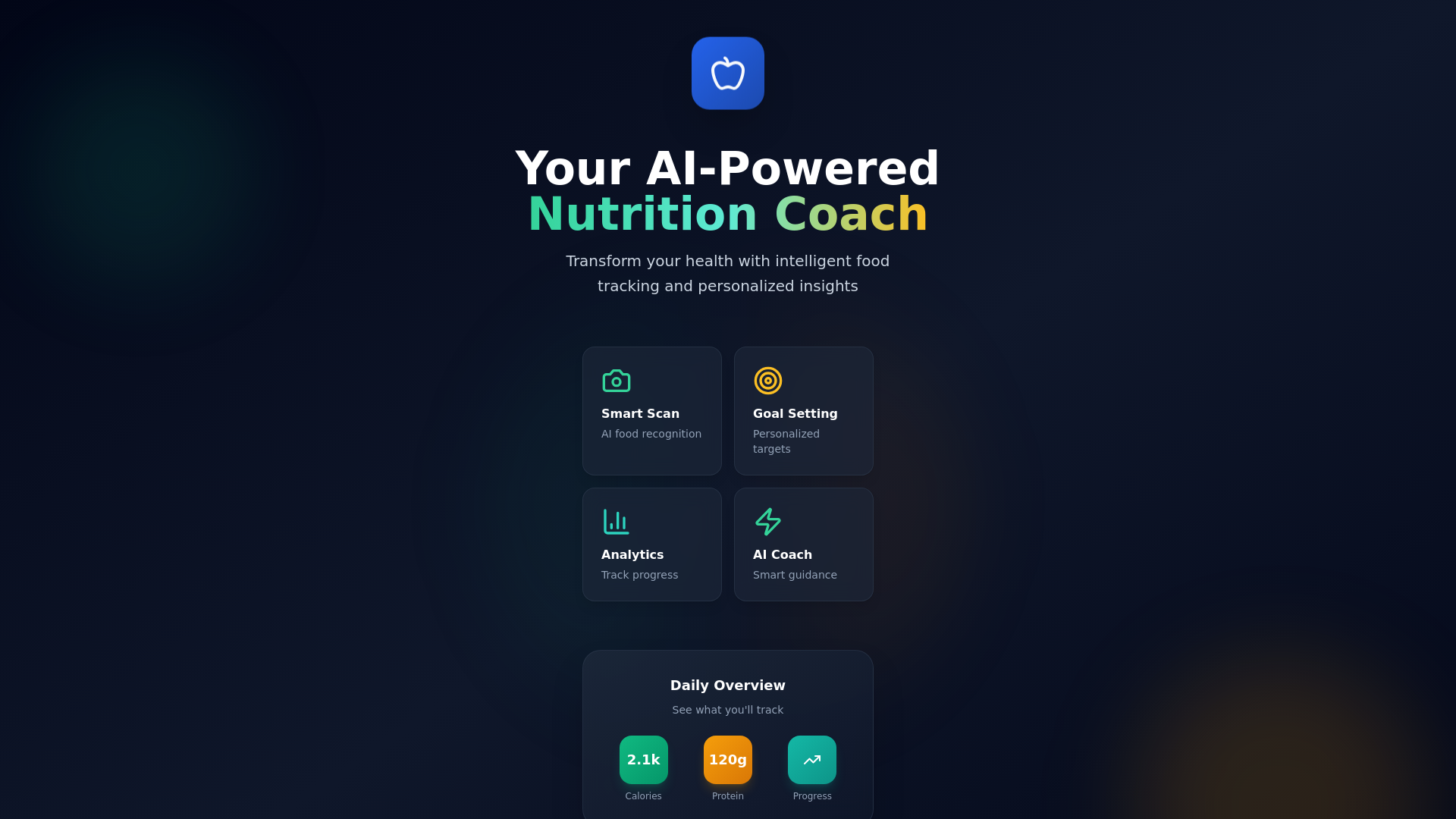 MacroTracker - Main product screenshot demonstrating key features and user interface
