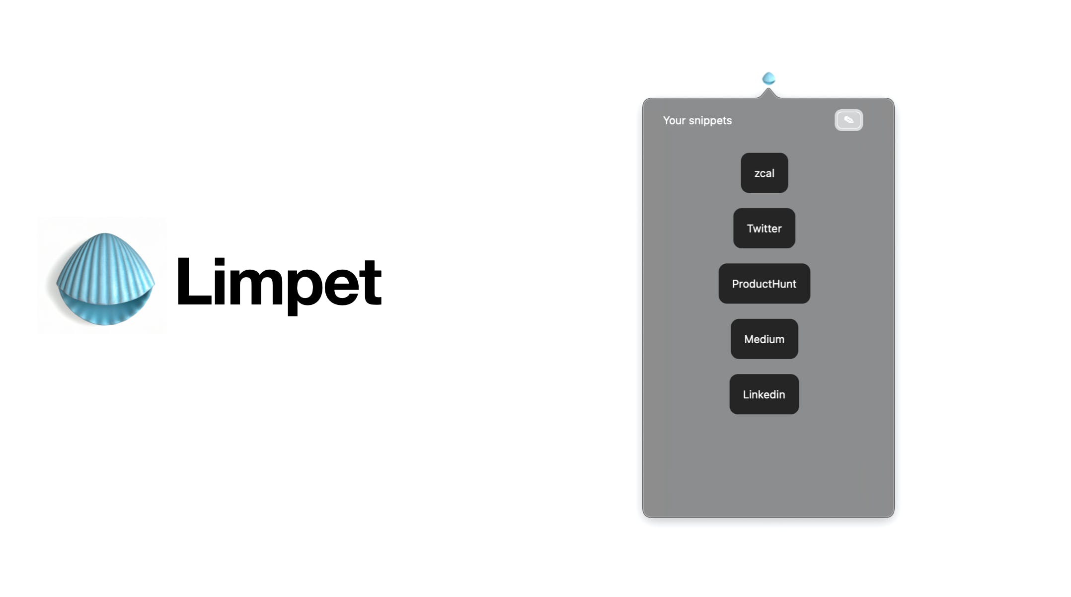 Limpet - easy links and snippets  media 2