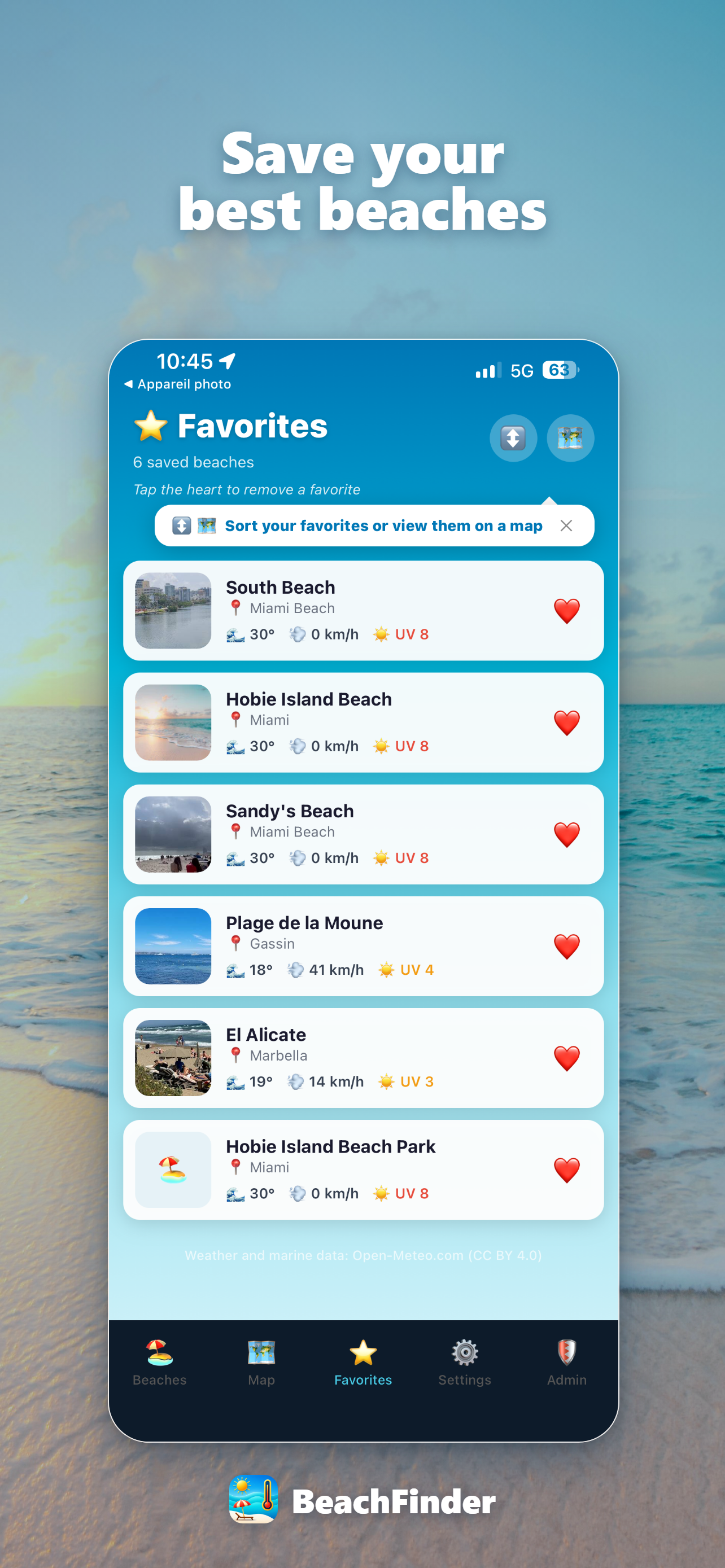 BeachFinder gallery image
