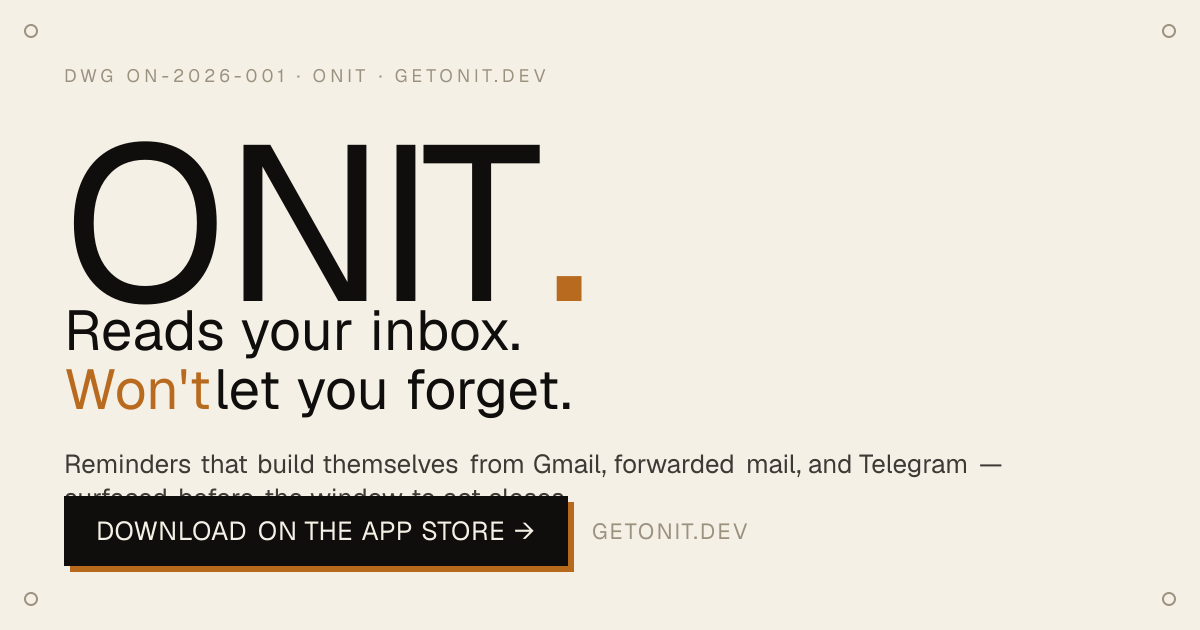 Onit: From inbox to actions gallery image
