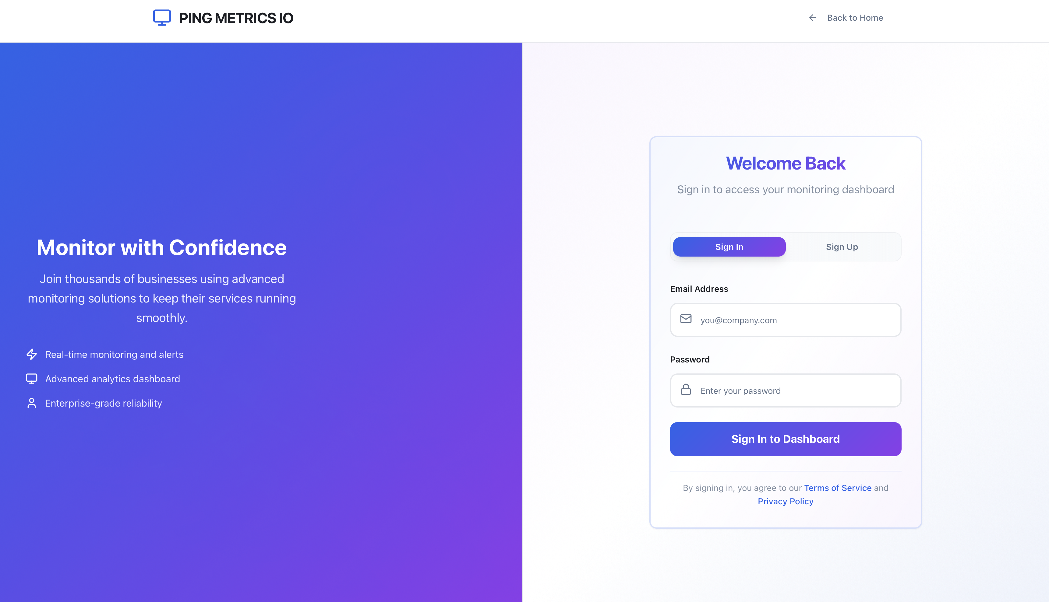 Ping Metrikleri IO - Gelişmiş Web Sitesi İzleme ve Analytics Platformu medya 2