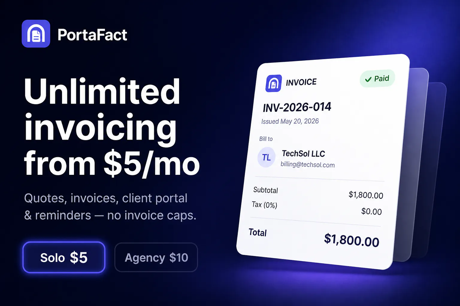 PortaFact screenshot