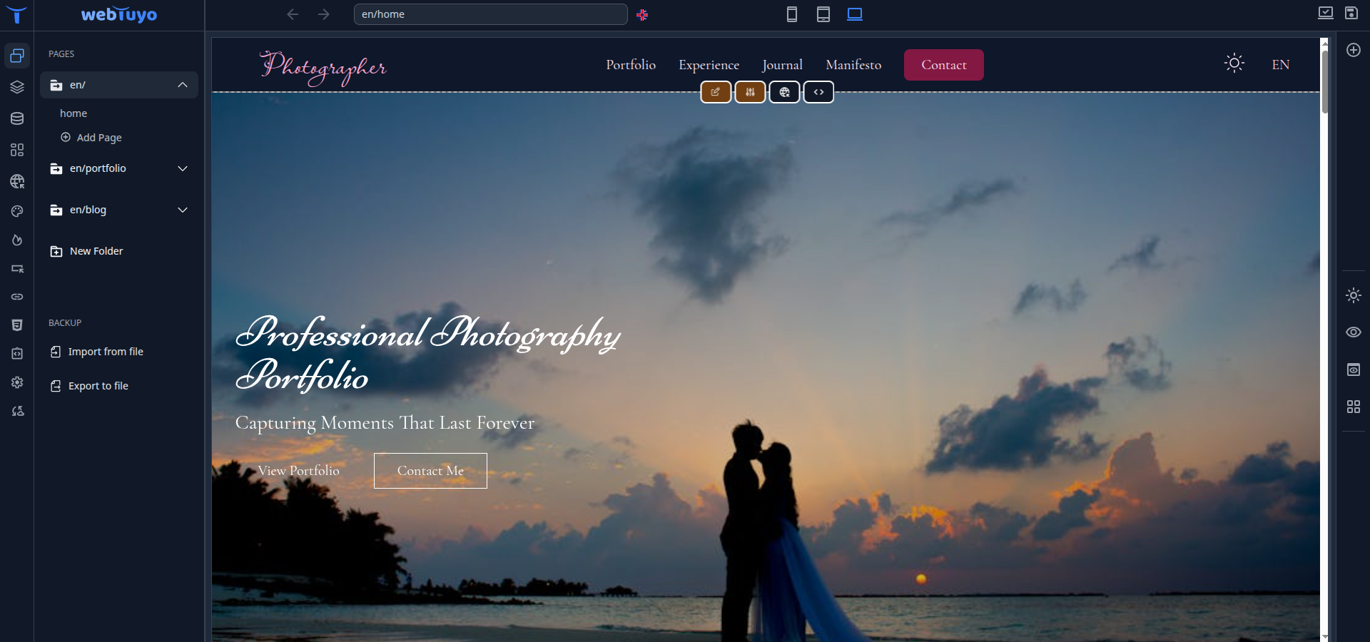 webTuyo gallery image