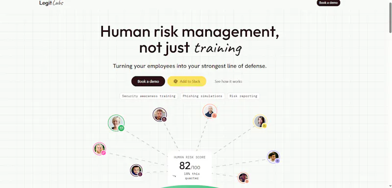 LegitLab - Security awareness training  screenshot 1