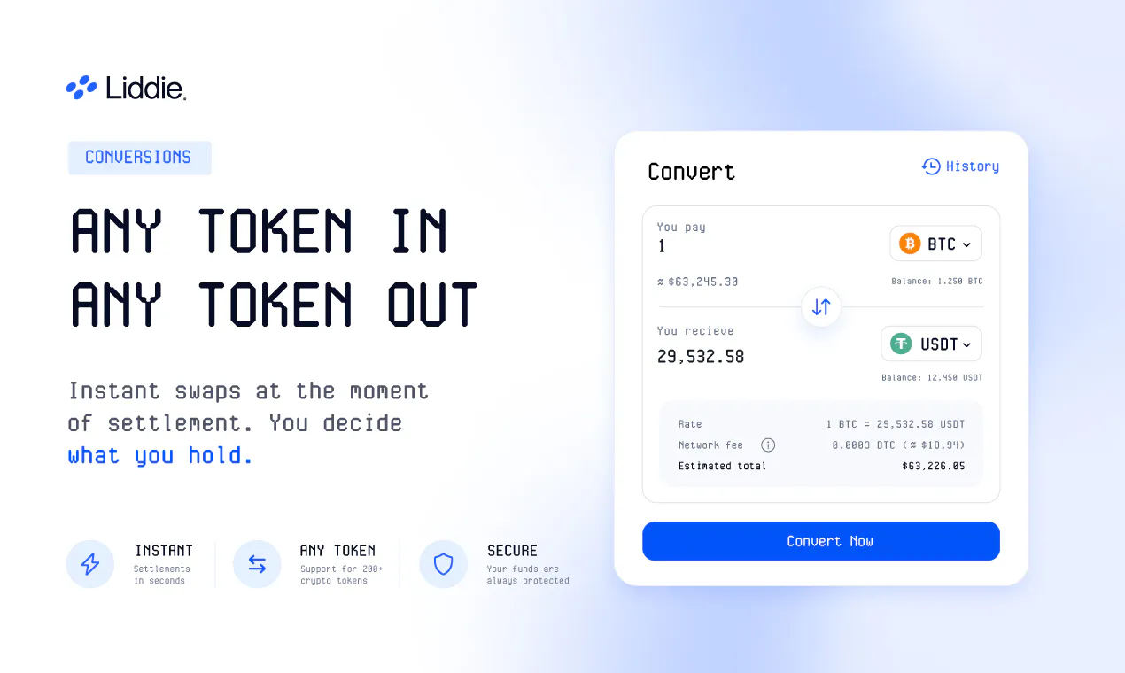 Liddie - Crypto Payments gallery image