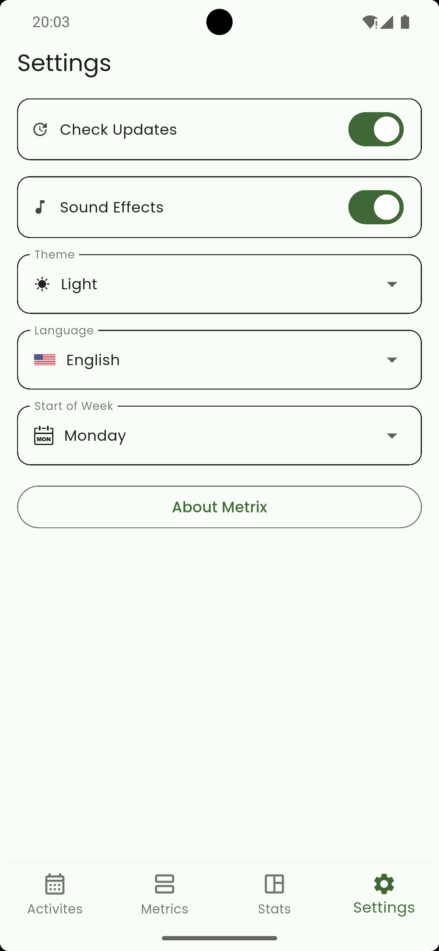 Metrix screenshot 10