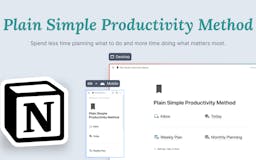 Plain Simple Productivity Method media 2