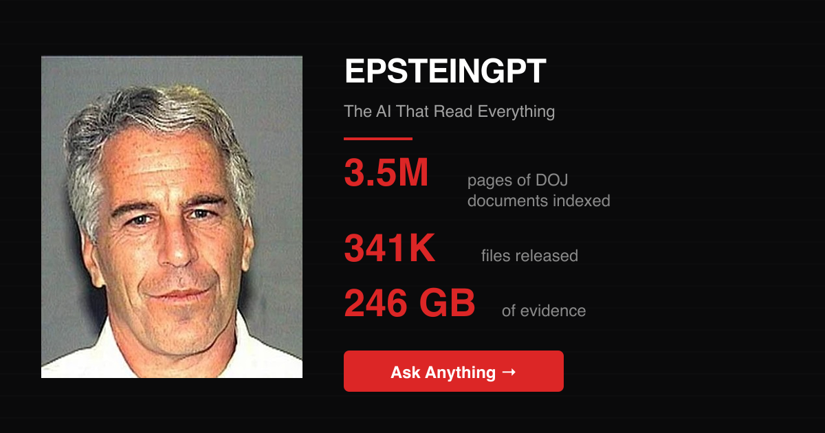 EpsteinGPT - ChatGPT for Epstein Files gallery image
