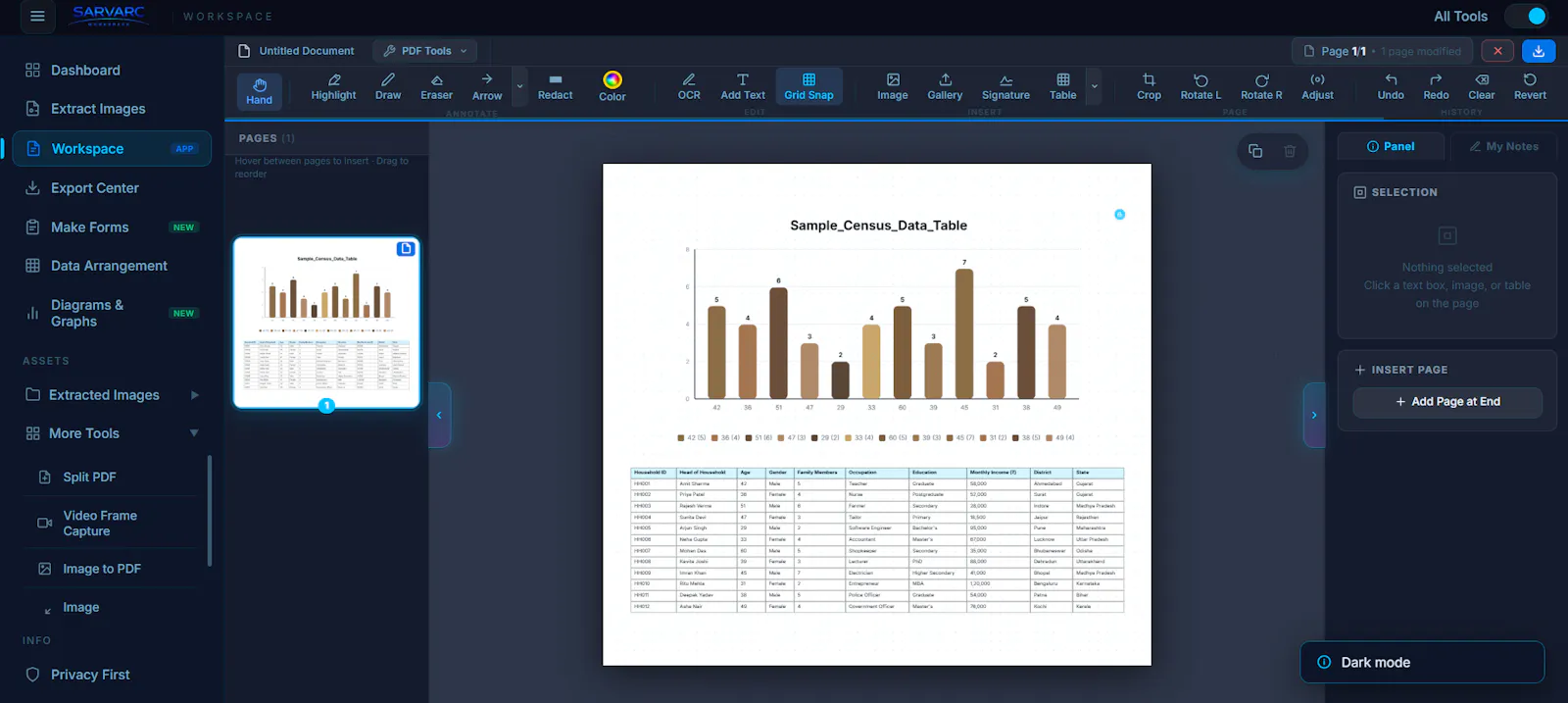 Workspace screenshot 5