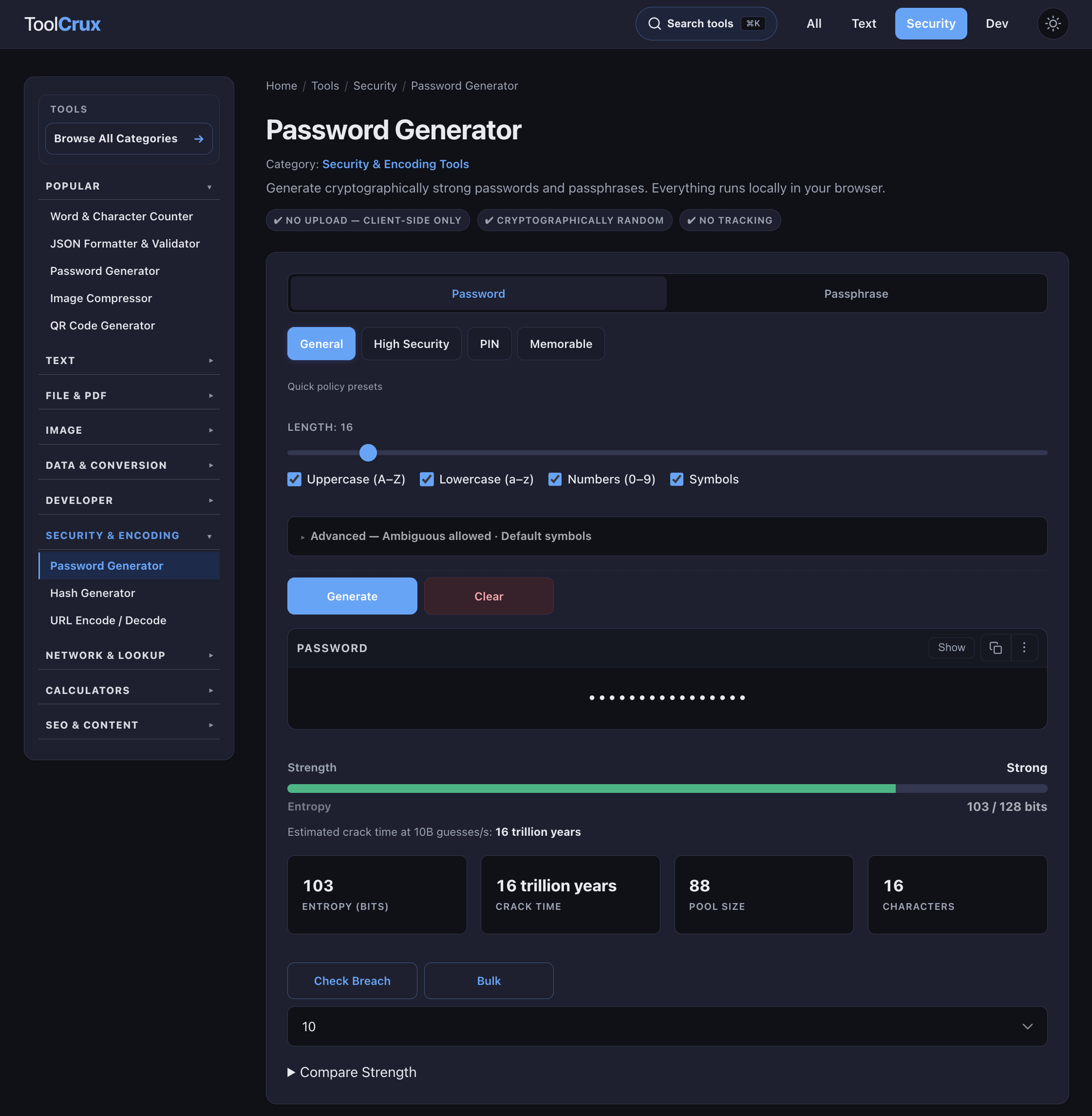 ToolCrux - Screenshot 3 showing product features and functionality