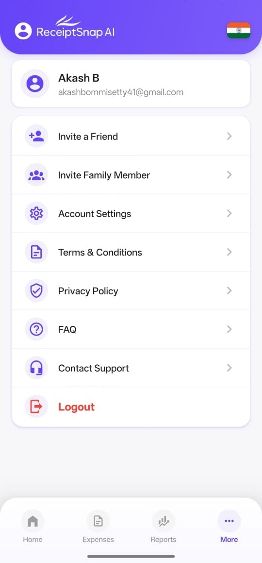 ReceiptSnap AI gallery image