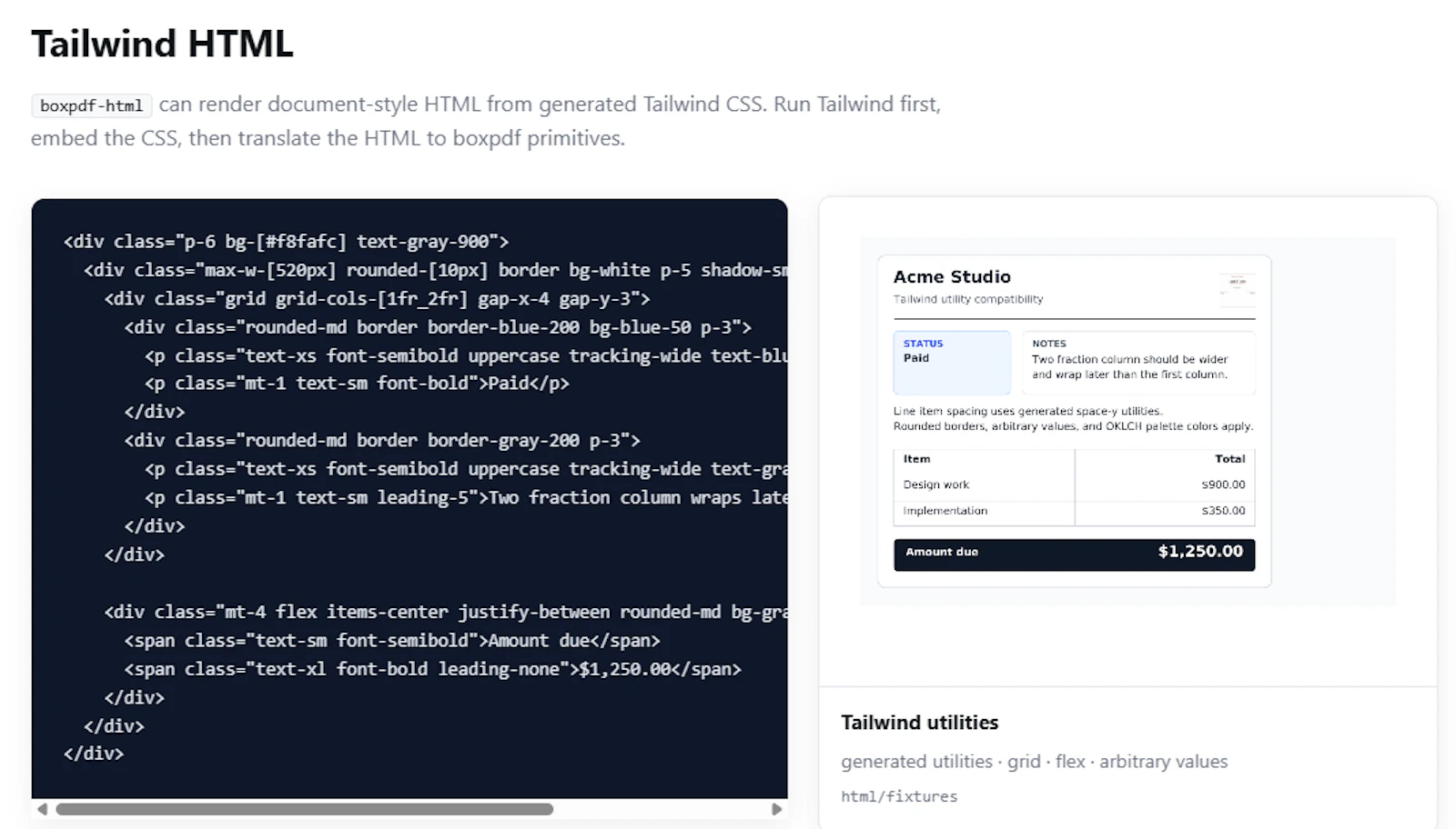 boxpdf · flow PDF layout for JS runtimes screenshot 2