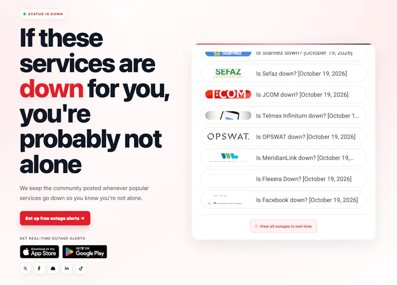 Status Is Down screenshot 5