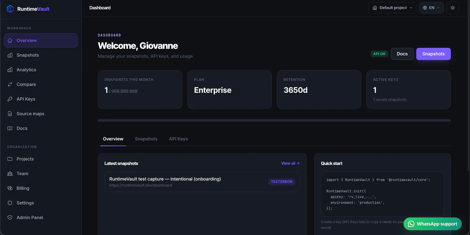 RuntimeVault screenshot 3