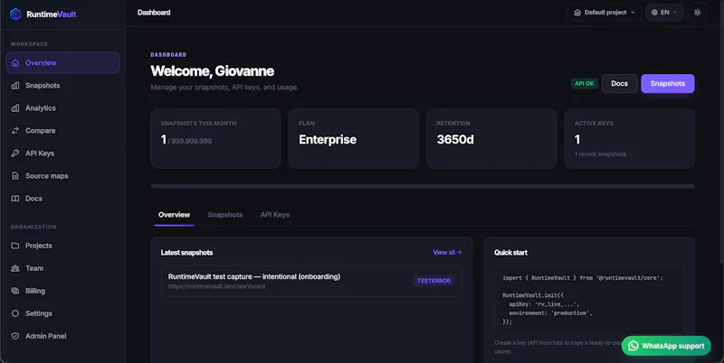 RuntimeVault screenshot 3