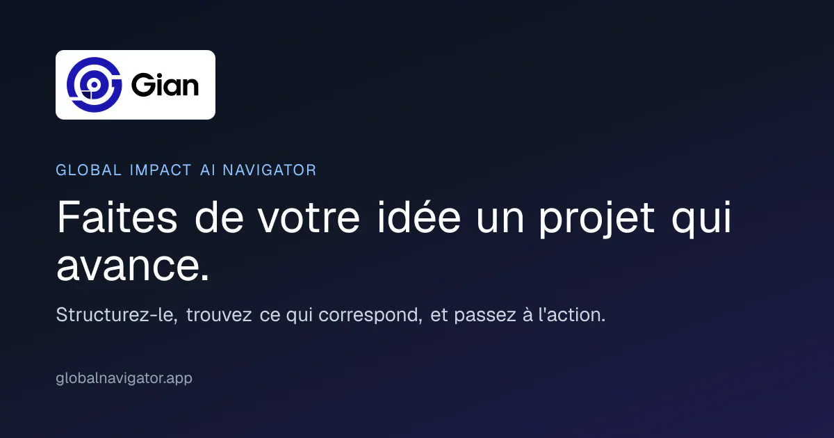 GIAN — Global Impact AI Navigator gallery image