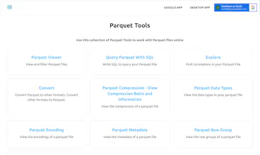 Parquet Tools gallery image