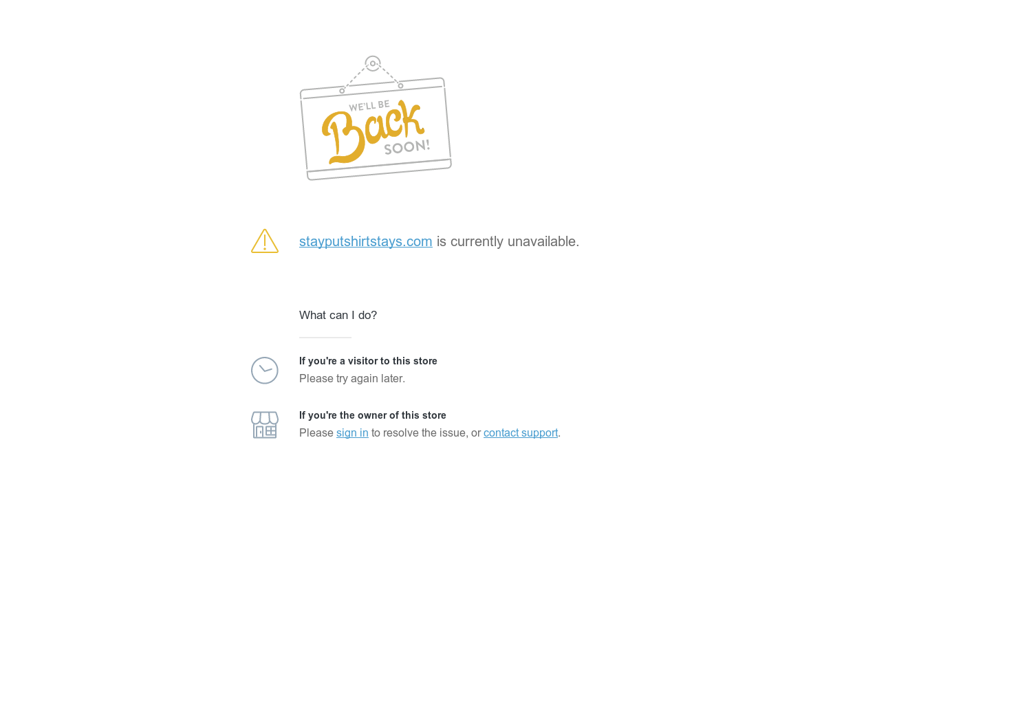 Stay Put Shirt Stays