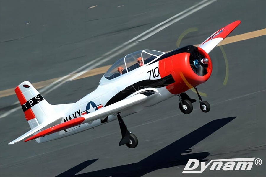 Dynam T-28 Trojan V2 RC Warbird 비행기 - Dynam RC T-28 미디어 2