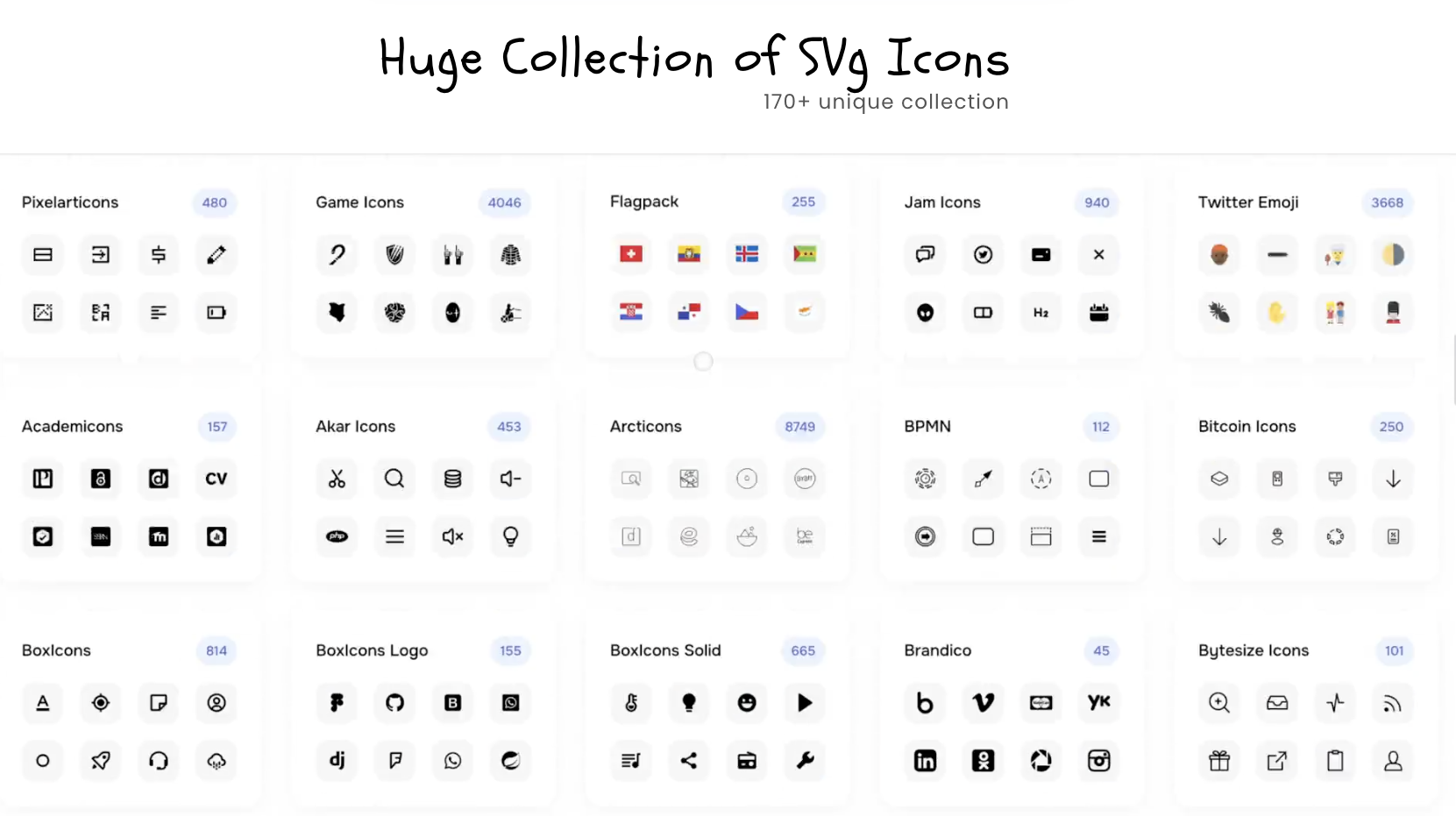 Free SVG Icons gallery image