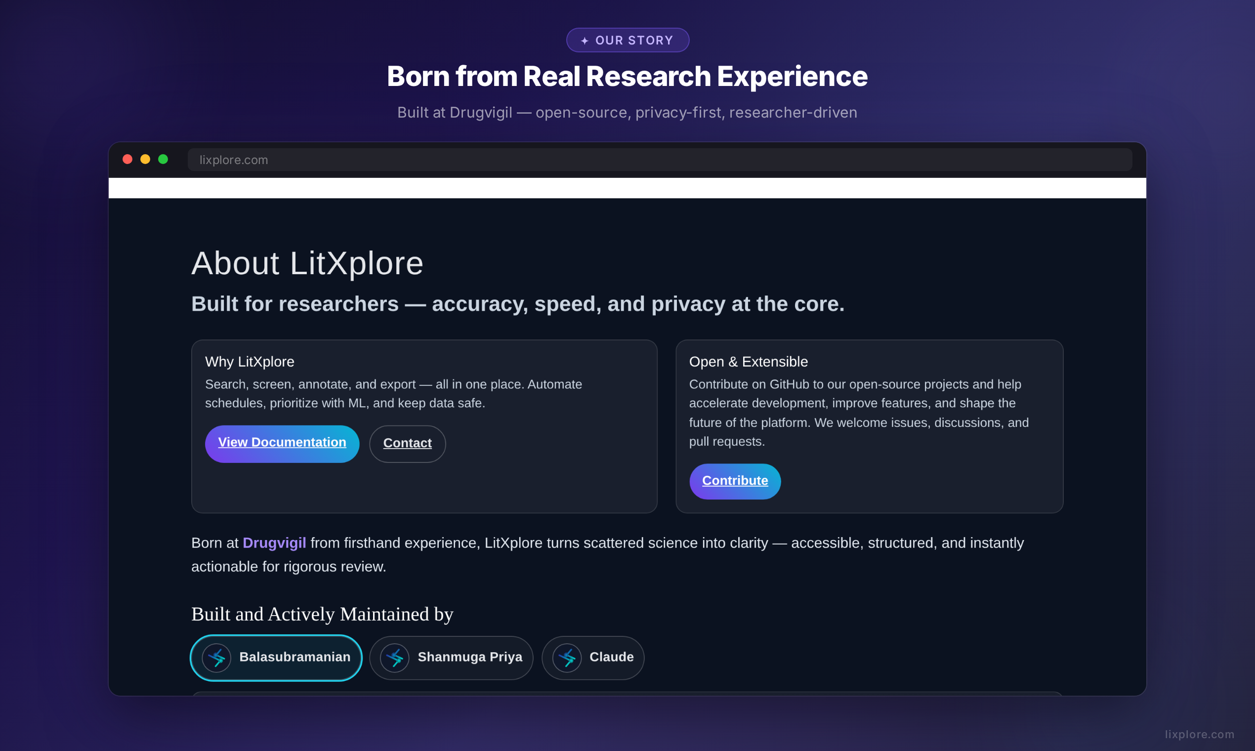 LitXplore - Screenshot 3 showing product features and functionality