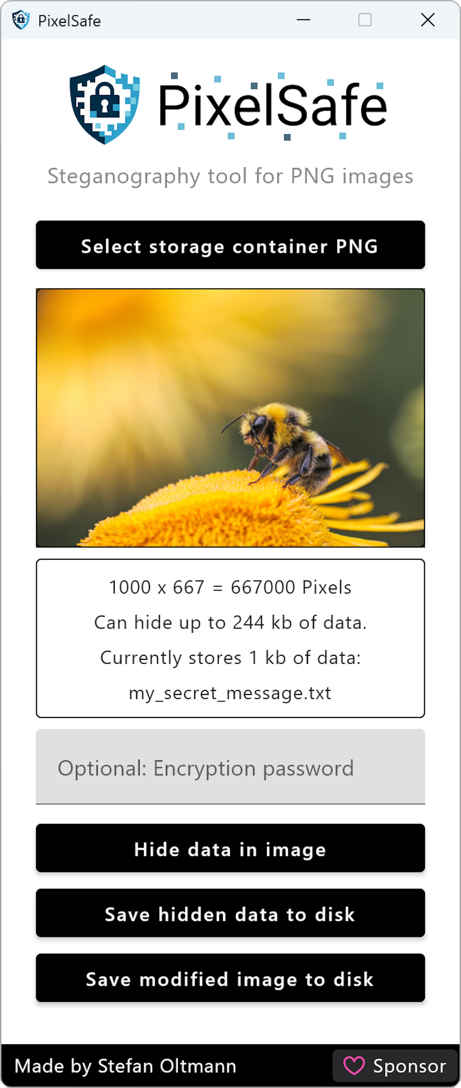 PixelSafe screenshot 1