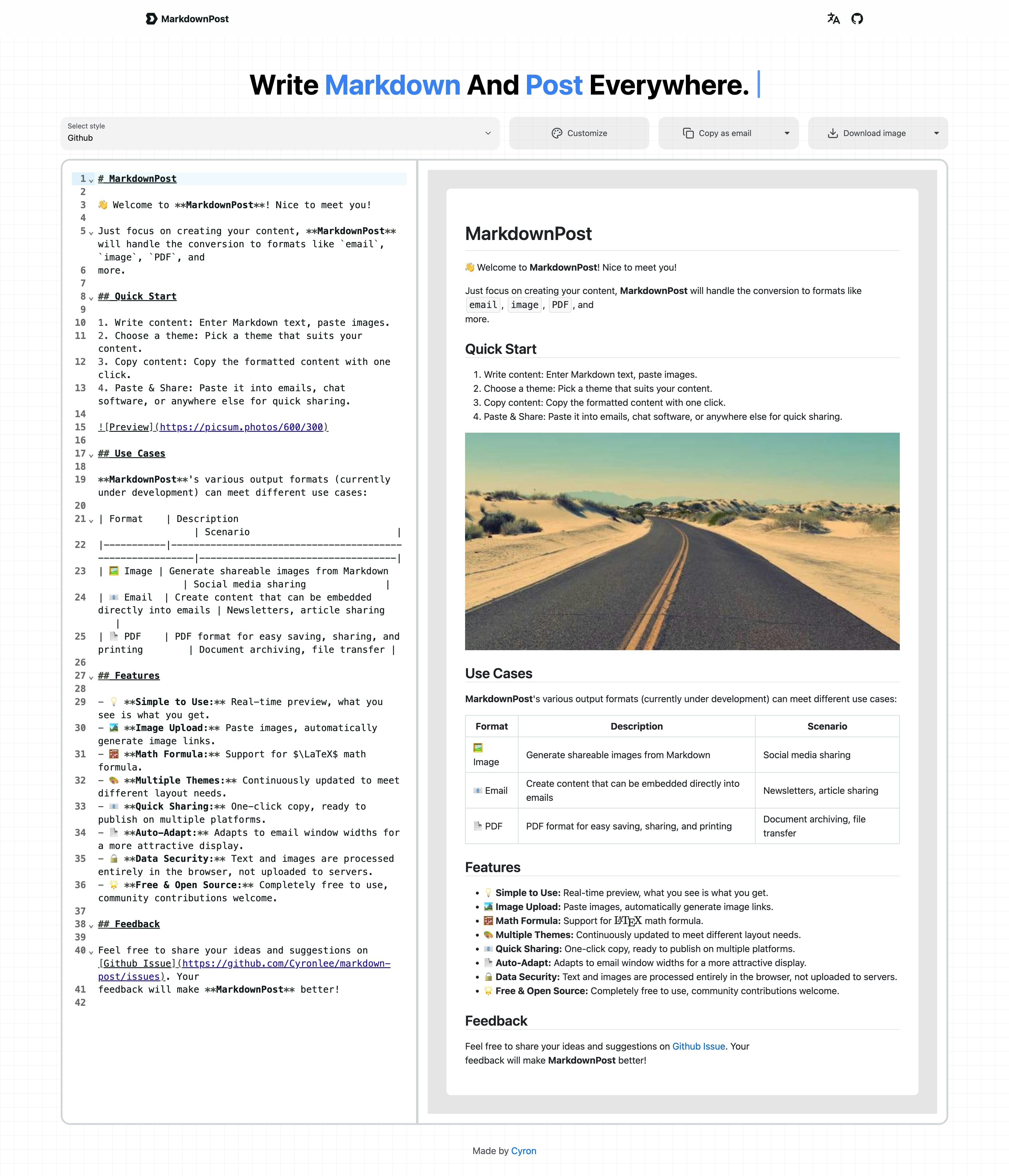 MarkdownPost gallery image