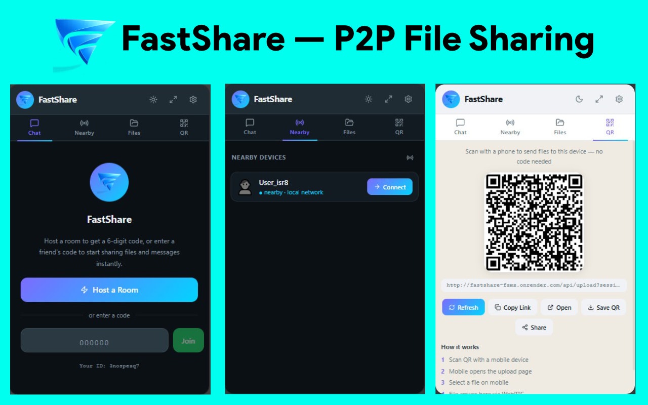 FastShare — P2P File Sharing gallery image