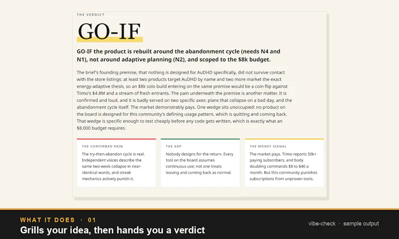 Vibe-check skill screenshot 2