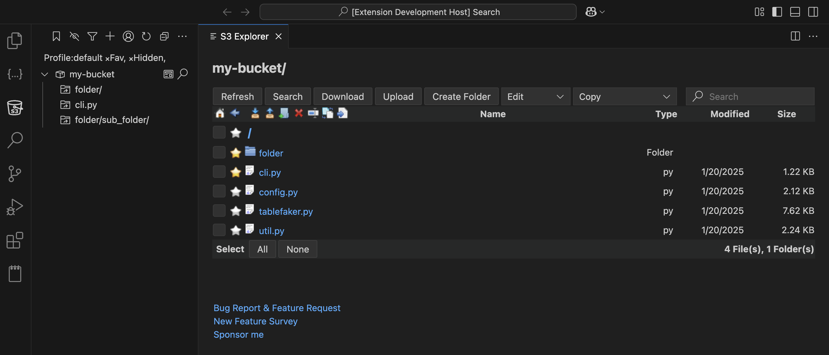 AWS S3 Extension for Visual Studio Code gallery image