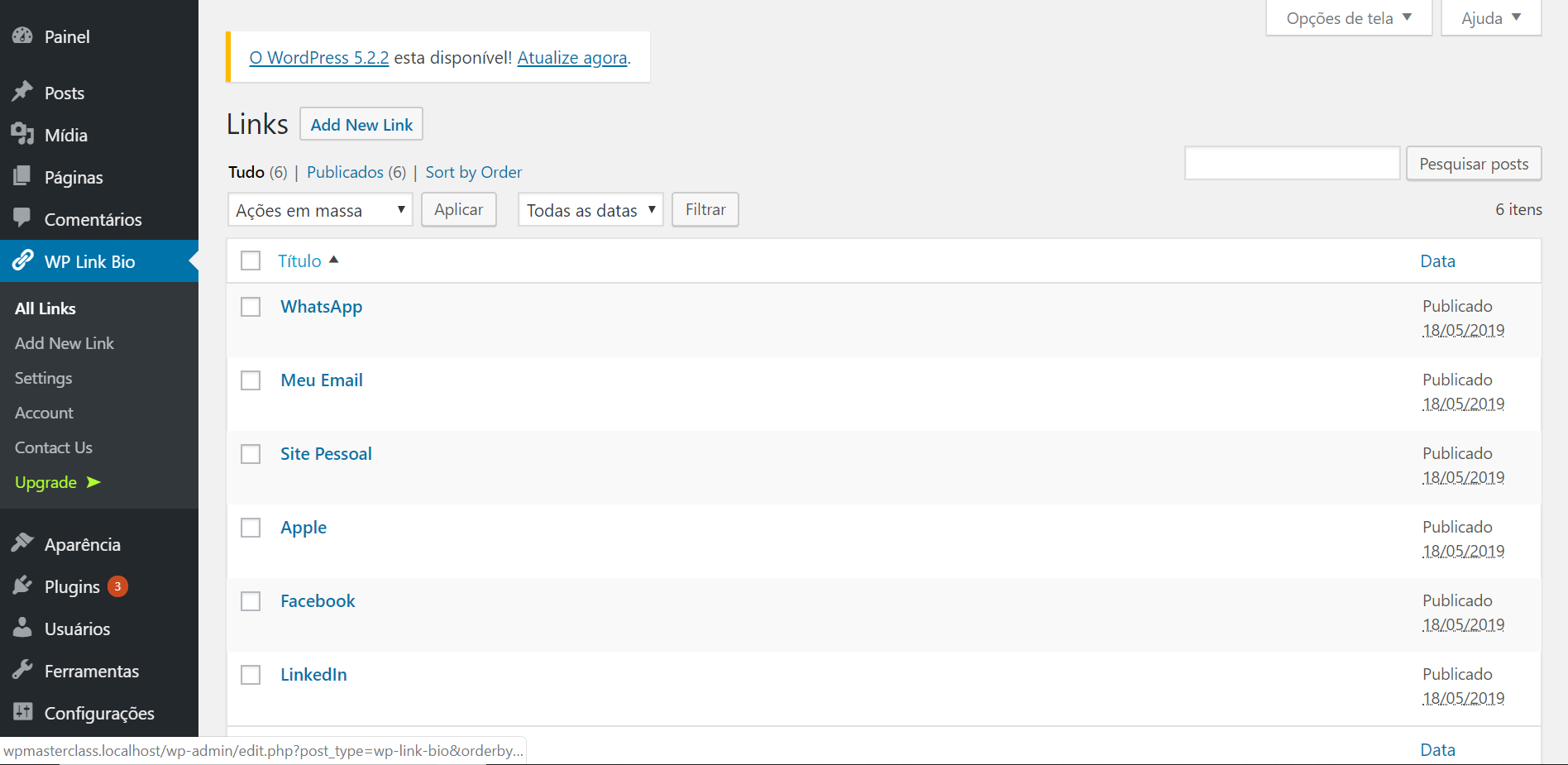WP Link Bio for WordPress gallery image
