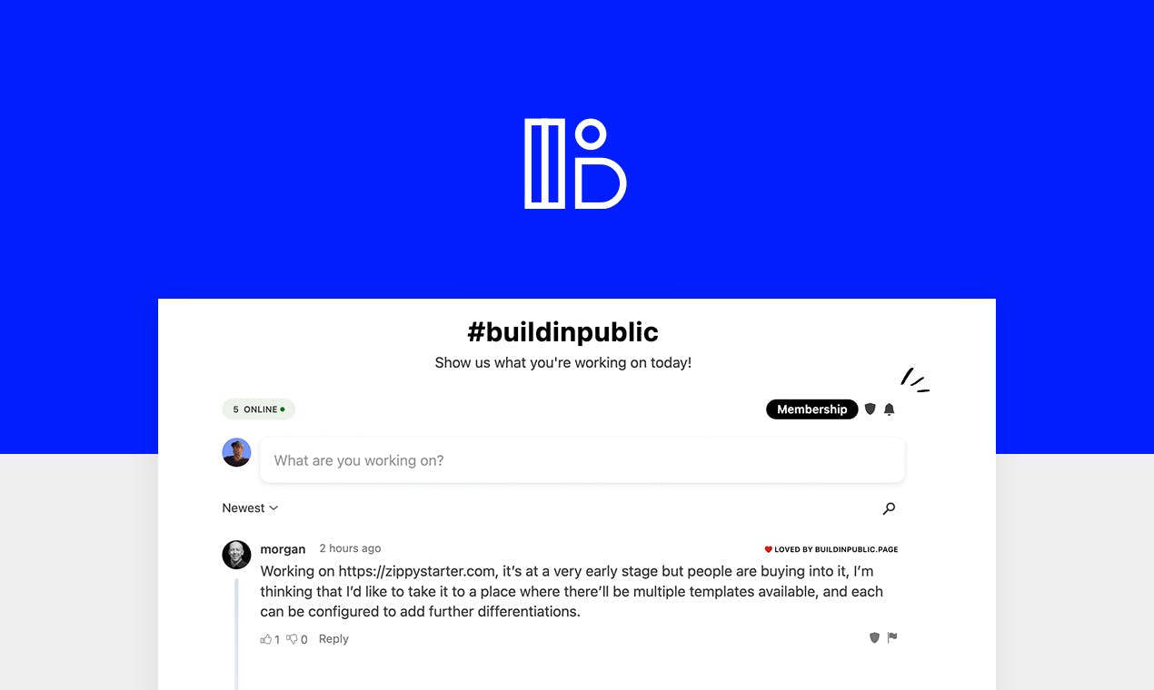 Build in public page media 1
