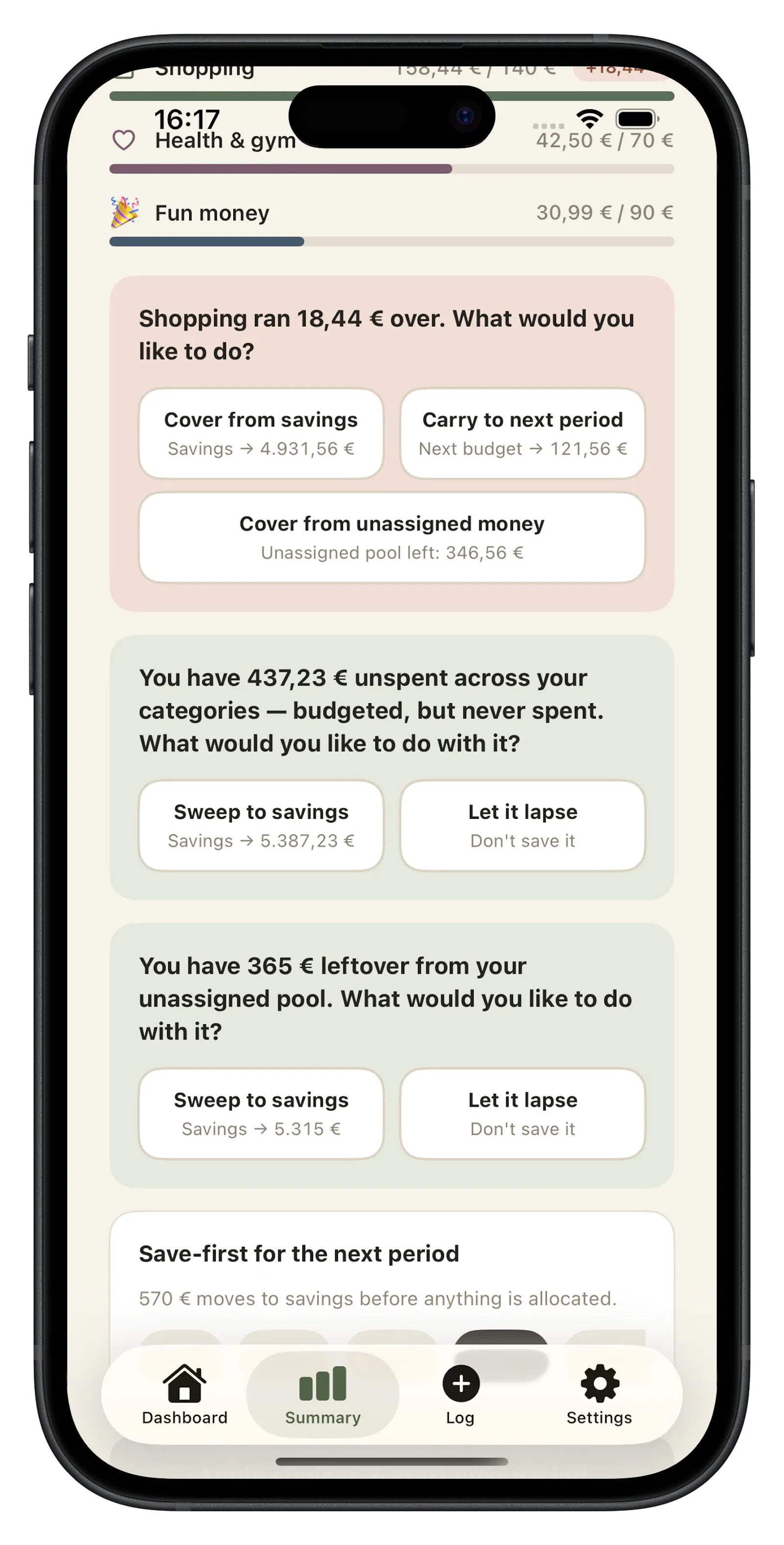 Basis - Simple Budgeting screenshot 6